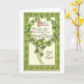 親愛なアイルランドに カード (黄色い花)