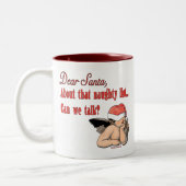 親愛なサンタシリーズマグ ツートーンマグカップ (左)