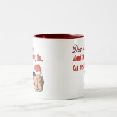 親愛なサンタシリーズマグ ツートーンマグカップ (中央)