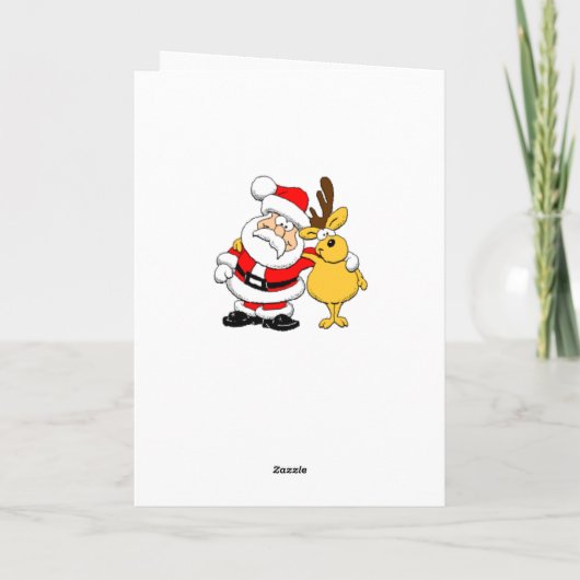 "親愛なサンタ"このカードにあなたの子供の名前を加えて下さい シーズンカード (裏面)