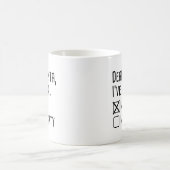親愛なサンタ コーヒーマグカップ (中央)