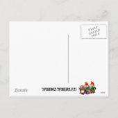 親愛なサンタ、私はずっと非常によい女の子今年です シーズンポストカード (裏面)