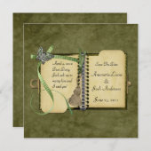 親愛な日記のヴィンテージの保存日付 セーブザデート (正面/裏面)