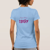 親愛な日記は私のための私を罪を犯すことを約あります許します Tシャツ (裏面)