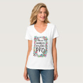 親愛な聴覚の季節: PFOの花柄のワイシャツ Tシャツ (正面フル)