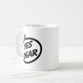 親愛なYes コーヒーマグカップ (正面左)