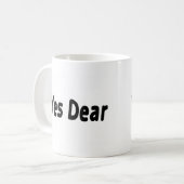 親愛なYes コーヒーマグカップ (正面左)