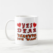 親愛なYes コーヒーマグカップ (左)