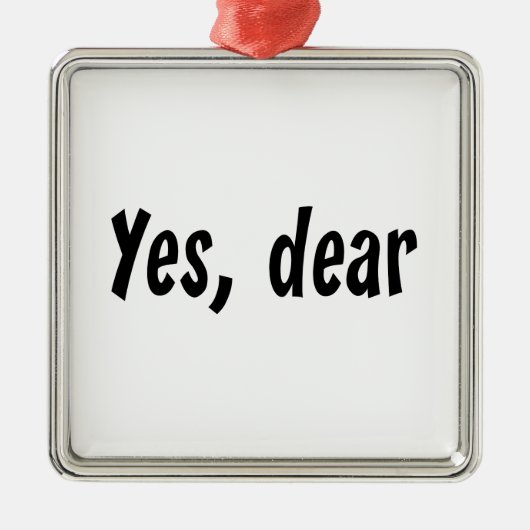 親愛なYes メタルオーナメント (正面)