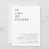 親愛の署名の代わりに近代結婚式披露宴 招待状 (正面)