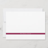 "親愛イエス"ワインのクレヨンのノート写真クリスマスカード (裏面)