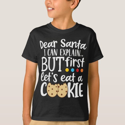 親愛クリスマスかわいいなんてサンタ Tシャツ (正面)