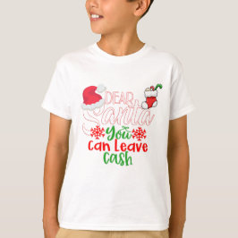 親愛サンタお金離れを払え Tシャツ