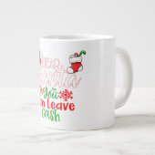 親愛サンタお離れ願い金 ジャンボコーヒーマグカップ (正面右)