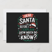 親愛サンタさんお前の知り合い シーズンカード (正面)