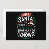 親愛サンタさんお前の知り合い シーズンカード (正面/裏面)