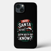 親愛サンタさんお前の知り合い Case-Mate iPhoneケース (裏面)