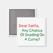 親愛サンタさん？クリスマス手紙サンタ マグネット (正面/裏面)