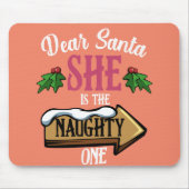 親愛サンタは一ついけなのマおもしろいッチ マウスパッド (正面)