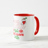 親愛サンタは金離れで マグカップ (正面右)