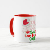 親愛サンタは金離れで マグカップ (正面左)