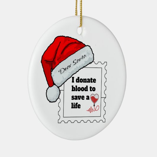 親愛サンタクロースパーソナライズされたマス セラミックオーナメント (右)