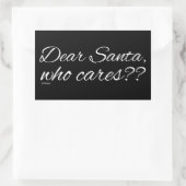 親愛サンタ気に?? 長方形シール (バッグ)