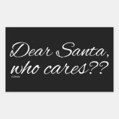 親愛サンタ気に?? 長方形シール (正面)