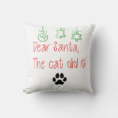 親愛サンタ犬がやった！ クッション (正面)