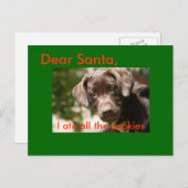 親愛サンタ食べー シーズンポストカード (正面/裏面)