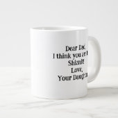 親愛パパお前考えはシズニットだ！ギフトユニーク! ジャンボコーヒーマグカップ (正面右)