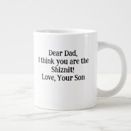 親愛パパお考え前はシズニットだ！ ジャンボコーヒーマグカップ
