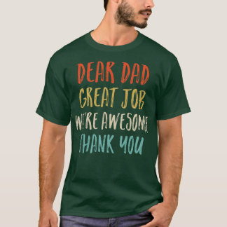 親愛パパ素晴らしの仕事は素晴らしお父様に感謝した Tシャツ