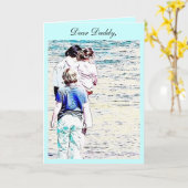 親愛パパ… カード (黄色い花)