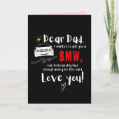 親愛パパ&BMW カード (正面)