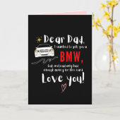 親愛パパ&BMW カード (黄色い花)