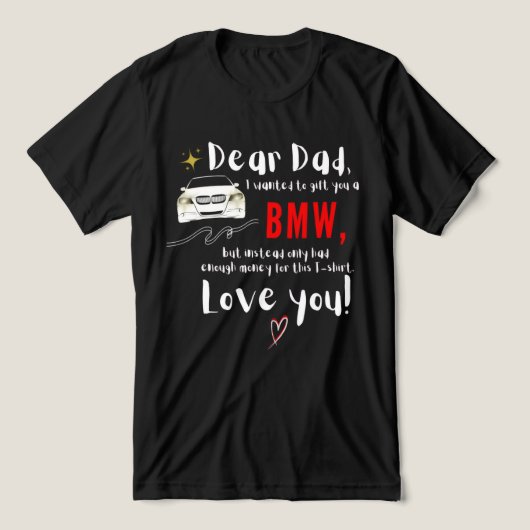 親愛パパ&BMW トライブレンドＴシャツ (デザイン正面)