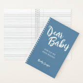 親愛ベビー、妊娠ジャーナルKeepsake ノートブック (内側)