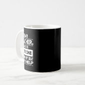 親愛先生みんなと話すおもしろい新学期 コーヒーマグカップ (正面左)