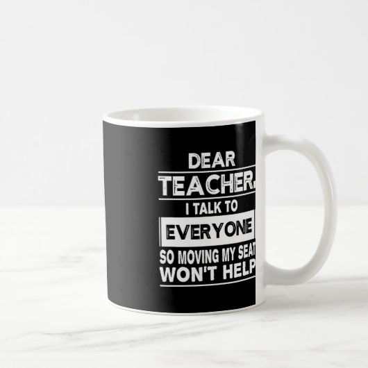 親愛先生みんなと話すおもしろい新学期 コーヒーマグカップ (右)