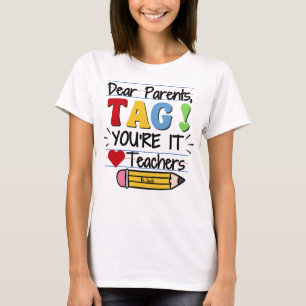親愛先生ラベル!あなたはそれが愛の先生 おもしろい Tシャツ