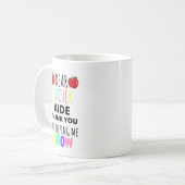 親愛先生助手お世話救済になっております コーヒーマグカップ (正面左)