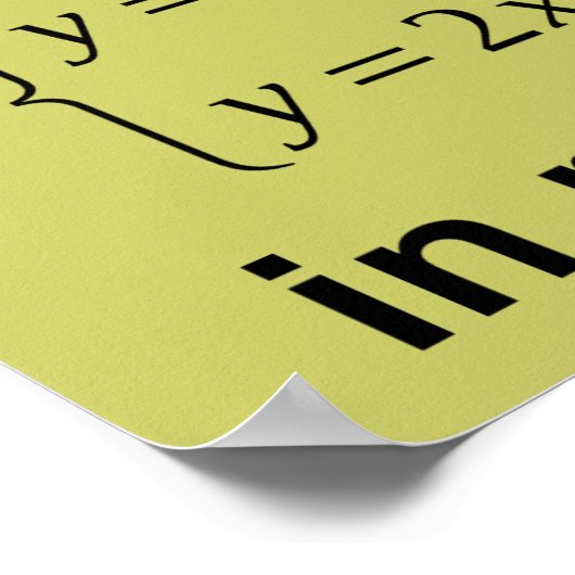 親愛先生実在生活数学ポスタおもしろいー ポスター (角)