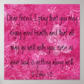 親愛友よ祈り ポスター (正面)