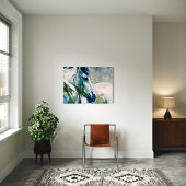 親愛友達 – 抽象芸術ブラッシュストロ絵を描ーク キャンバスプリント