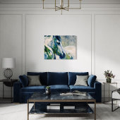 親愛友達 – 抽象芸術ブラッシュストロ絵を描ーク キャンバスプリント