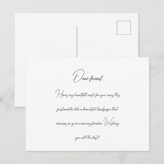 親愛友 ポストカード (正面/裏面)