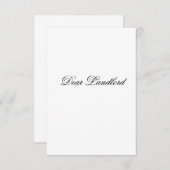 親愛大家 サンキューカード (正面/裏面)