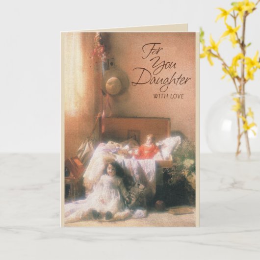 親愛娘 カード (黄色い花)