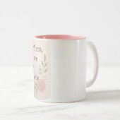 親愛母 – フローラマグとハートフェルト引用文 | 新規M ツートーンマグカップ (正面右)